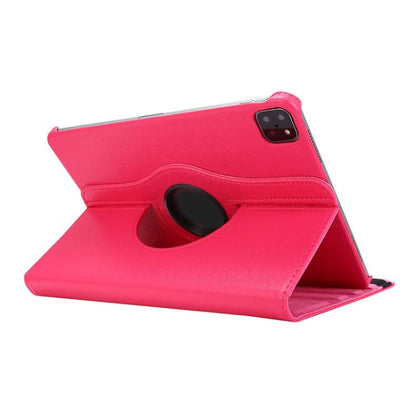 For iPad Pro 13 2025 / 2024 ENKAY 360 Degree Rotation Litchi Leather Smart Tablet Case(Rose Red) - iPad Pro 13 2025 / 2024 Cases by ENKAY | Online Shopping UK | buy2fix