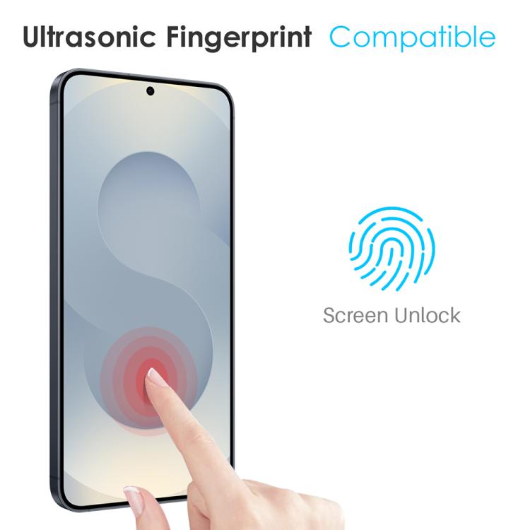 For Samsung Galaxy S25+ 5G NORTHJO 2 in 1 TPU Airbag Shockproof Phone Case with Screen Film(Clear) - Galaxy S25+ 5G Cases by NORTHJO | Online Shopping UK | buy2fix