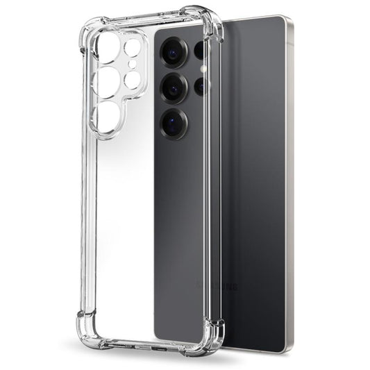 For Samsung Galaxy S25 Ultra 5G NORTHJO 2 in 1 TPU Airbag Shockproof Phone Case with Screen Film(Clear) - Galaxy S25 Ultra 5G Cases by NORTHJO | Online Shopping UK | buy2fix