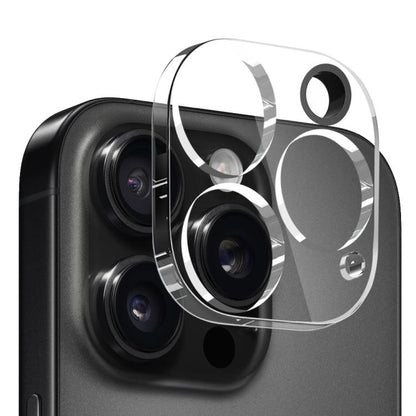 For iPhone 16 Pro Max NORTHJO 3 in 1 TPU Airbag Shockproof Phone Case with Screen Protector Lens Film(Clear) - iPhone 16 Pro Max Tempered Glass by NORTHJO | Online Shopping UK | buy2fix