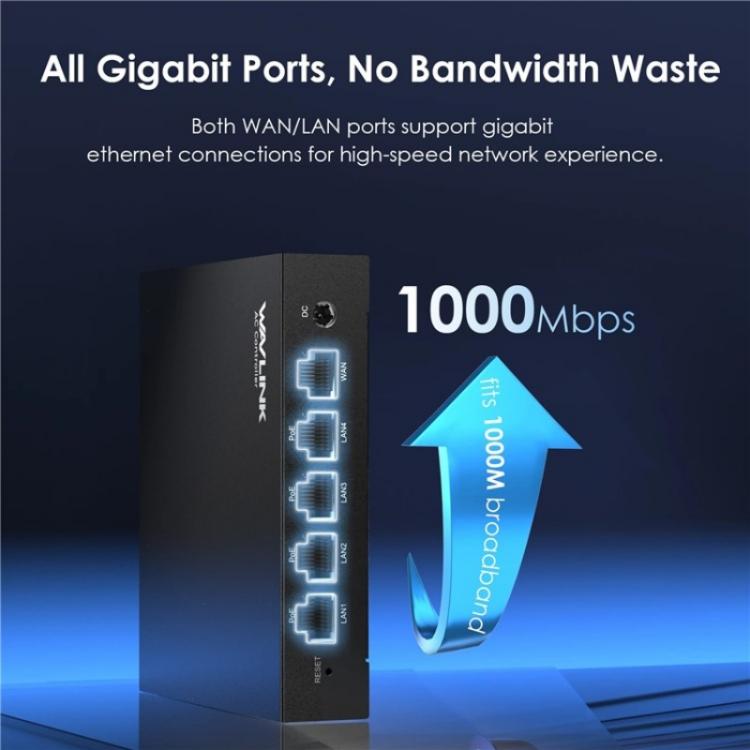 WAVLINK WN701AE IEEE 802.3AF / AT Auto-Discovery Centralized AP Management Poe Switch, Plug:EU Plug - Switch by WAVLINK | Online Shopping UK | buy2fix