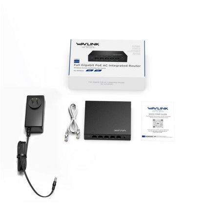 WAVLINK WN701AE IEEE 802.3AF / AT Auto-Discovery Centralized AP Management Poe Switch, Plug:US Plug - Switch by WAVLINK | Online Shopping UK | buy2fix