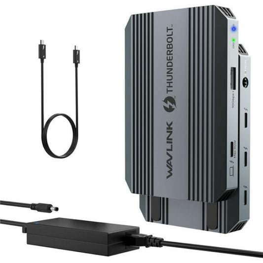 WAVLINK UTD49T 100W PD Input USB-A High Speed Data Transfer Adapter Thunderbolt 4 Hub(AU Plug) - USB HUB by WAVLINK | Online Shopping UK | buy2fix