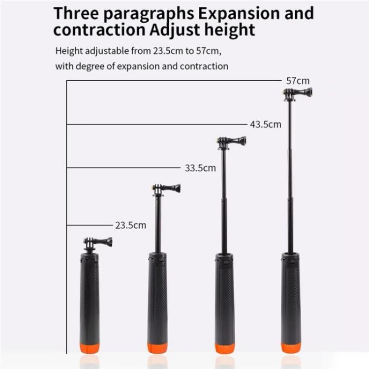 C063 Underwater Floating Selfie Stick Anti-Shake Tripod Snorkeling Pole For GoPro Action Camera - Portable Mini Tripod by buy2fix | Online Shopping UK | buy2fix