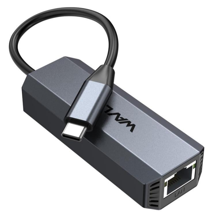 WAVLINK WL-NWU341G Laptop USB-C to 5000Mbps RJ45 LAN Ethernet Network Adapter - USB Network Adapter by WAVLINK | Online Shopping UK | buy2fix