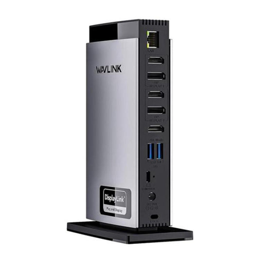 WAVLINK WL-UG69PD13Pro DisplayLink Docking Station 15 in 1 USB-C Hub for MacBook Laptop(UK Plug) -  by WAVLINK | Online Shopping UK | buy2fix