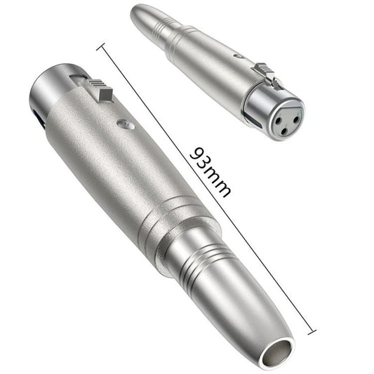 JUNSUNMAY XLR Female to 6.35mm Female Audio Adapter - Microphone Audio Cable & Connector by JUNSUNMAY | Online Shopping UK | buy2fix