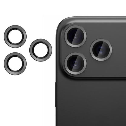 For iPhone 17 Pro Max Kalebol No Flicker Ultra-Thin Individual Camera Lens Tempered Glass Film(Black) - iPhone 17 Pro Max Tempered Glass by Kalebol | Online Shopping UK | buy2fix