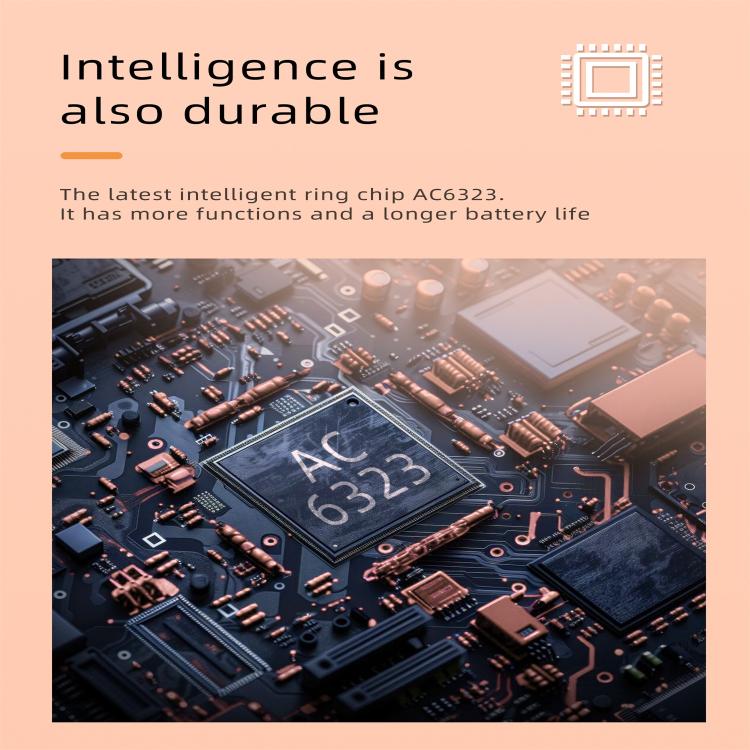 R18 SIZE 7 Smart Ring, Support Heart Rate / Blood Oxygen / Sleep / Care For Faimilies(Rose Gold) - Smart Rings / Smart Telephones by buy2fix | Online Shopping UK | buy2fix