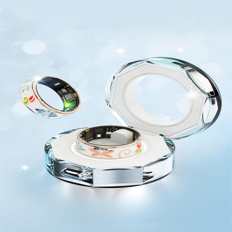 R18 SIZE 10 Smart Ring, Support Heart Rate / Blood Oxygen / Sleep / Care For Faimilies(Rose Gold) - Smart Rings / Smart Telephones by buy2fix | Online Shopping UK | buy2fix