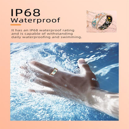 R18 SIZE 13 Smart Ring, Support Heart Rate / Blood Oxygen / Sleep / Care For Faimilies(Rose Gold) - Smart Rings / Smart Telephones by buy2fix | Online Shopping UK | buy2fix