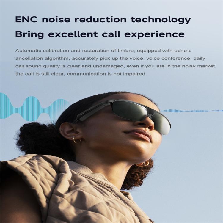 L01 Smart Glasses, Support AI Intelligent Translation / Bluetooth Call / Intelligent Noise Reduction(Blue) - Smart Glasses by buy2fix | Online Shopping UK | buy2fix