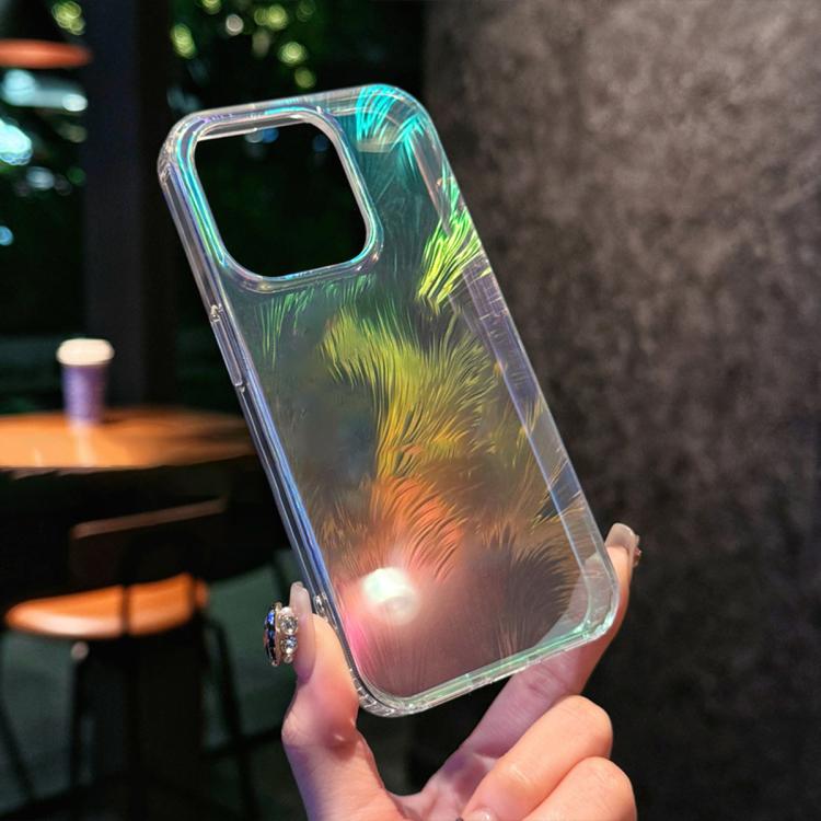 For iPhone Air Glossy Color-Plated Shockproof Phone Case(Colored feathe) - iPhone Air Cases by buy2fix | Online Shopping UK | buy2fix