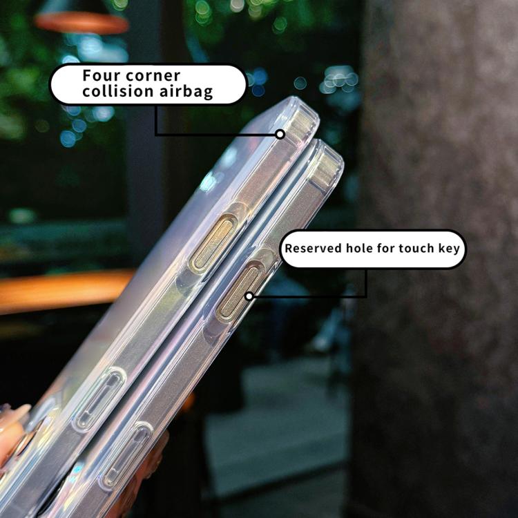 For iPhone Air Glossy Color-Plated Shockproof Phone Case(Colored feathe) - iPhone Air Cases by buy2fix | Online Shopping UK | buy2fix