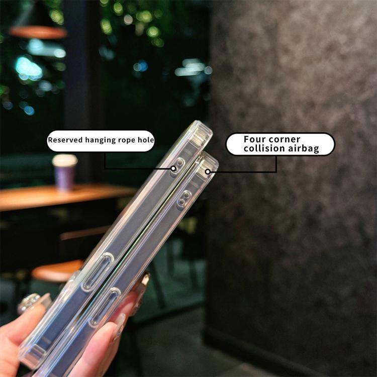 For iPhone Air Glossy Color-Plated Shockproof Phone Case(Colored feathe) - iPhone Air Cases by buy2fix | Online Shopping UK | buy2fix