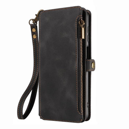 For iPhone 14 Fantasy Multifunctional Zipper Wallet Leather Phone Case(black) - iPhone 14 Cases by buy2fix | Online Shopping UK | buy2fix
