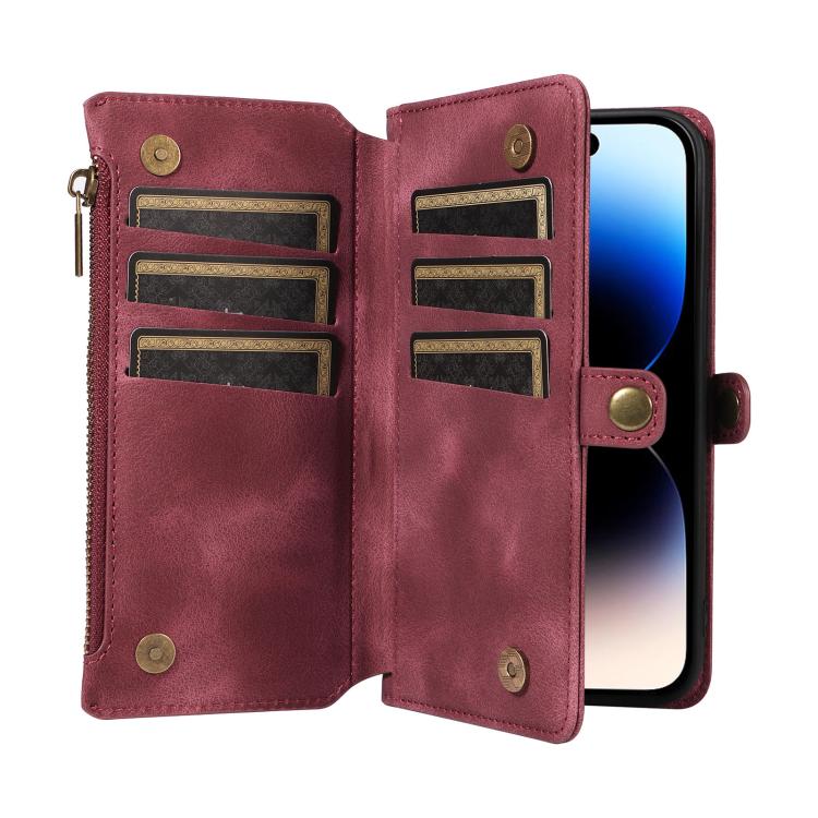 For iPhone 11 Pro Max Fantasy Multifunctional Zipper Wallet Leather Phone Case(purple) - iPhone 11 Pro Max Cases by buy2fix | Online Shopping UK | buy2fix