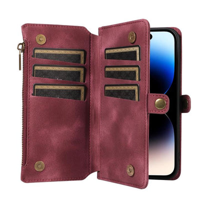 For iPhone 11 Pro Max Fantasy Multifunctional Zipper Wallet Leather Phone Case(purple) - iPhone 11 Pro Max Cases by buy2fix | Online Shopping UK | buy2fix