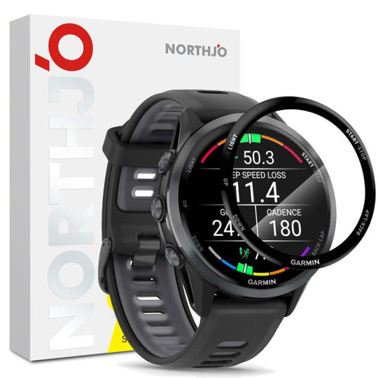 For Garmin Forerunner 970 NORTHJO Watch Screen Protector PMMA Anti Scratch HD Screen Film
