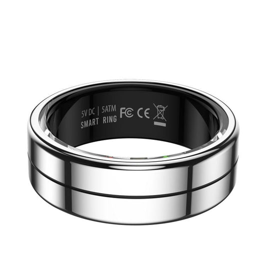 R04 SIZE 8 Smart Ring, Support Heart Rate / Blood Oxygen Monitoring / Sleep / Take Photos(Silver) - Smart Rings / Smart Telephones by buy2fix | Online Shopping UK | buy2fix