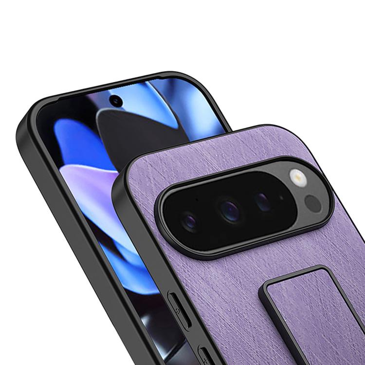 For Google Pixel 10 / 10 Pro Electroplating Wristband Holder Brushed Texture Phone Case(Deep Blue) - Google Cases by buy2fix | Online Shopping UK | buy2fix