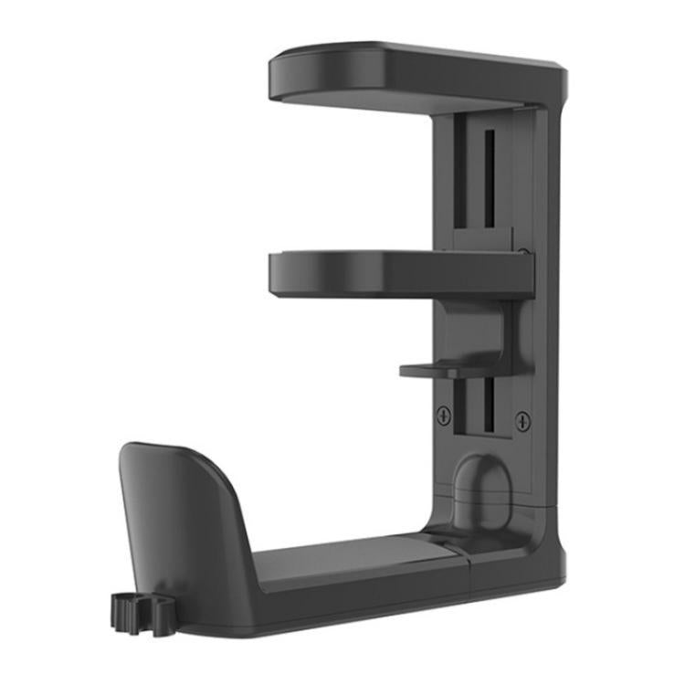 XWJ-EJJ01 360 Degree Rotatable Under Desk Storage Bracket Gaming Headset Holder(Black) - Headset Stand by buy2fix | Online Shopping UK | buy2fix