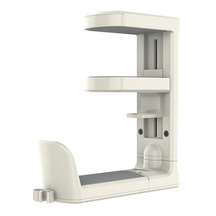 XWJ-EJJ01 360 Degree Rotatable Under Desk Storage Bracket Gaming Headset Holder(White) - Headset Stand by buy2fix | Online Shopping UK | buy2fix