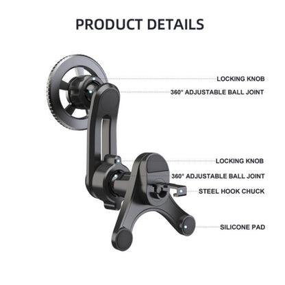 V005 360 Degree Rotatable Air Vent Holder Bracket Compatible With MagSafe Car Phone Mount(Single Hole) - Universal Car Holders by buy2fix | Online Shopping UK | buy2fix