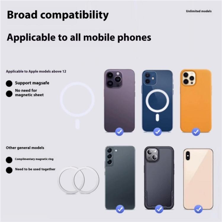 V005 360 Degree Rotatable Air Vent Holder Bracket Compatible With MagSafe Car Phone Mount(Single Hole) - Universal Car Holders by buy2fix | Online Shopping UK | buy2fix