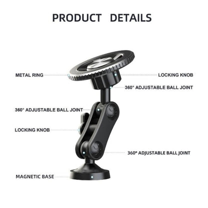 X036 Dual Magnetic MagSafe Lazy Phone Holder for Gym Equipment - Stand by buy2fix | Online Shopping UK | buy2fix