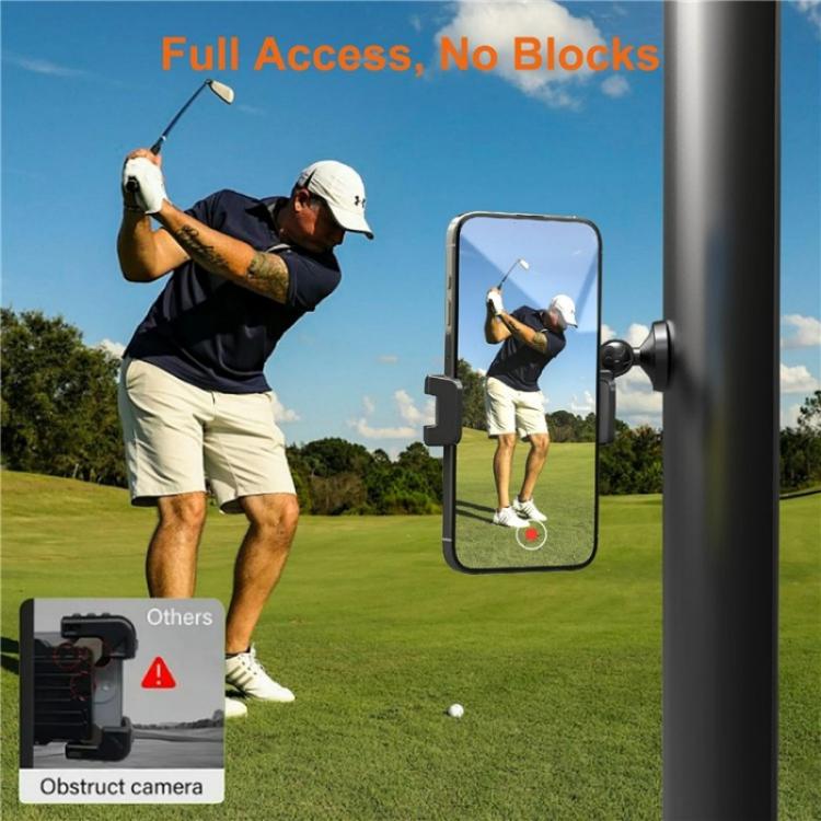 X037 360 Degree Adjustable Magnetic Base Phone Holder for Gym Equipment - Stand by buy2fix | Online Shopping UK | buy2fix