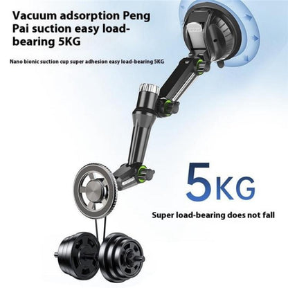 XWJ-JX04 Dashboard Windshield Magnetic Car Mount Suction Cup Base Long Arm Holder(Single Hole) - Universal Car Holders by buy2fix | Online Shopping UK | buy2fix