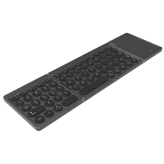 KF86 MAX Foldable Wireless Bluetooth-Compatible Keyboard With Touchpad - Wireless Keyboard by buy2fix | Online Shopping UK | buy2fix