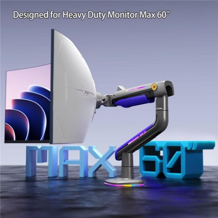 NORTH BAYOU G60 32-60 Inch Flat Ultrawide Curved Suspended Arm Gaming Monitor Stand - TV Brackets & Mounts by buy2fix | Online Shopping UK | buy2fix