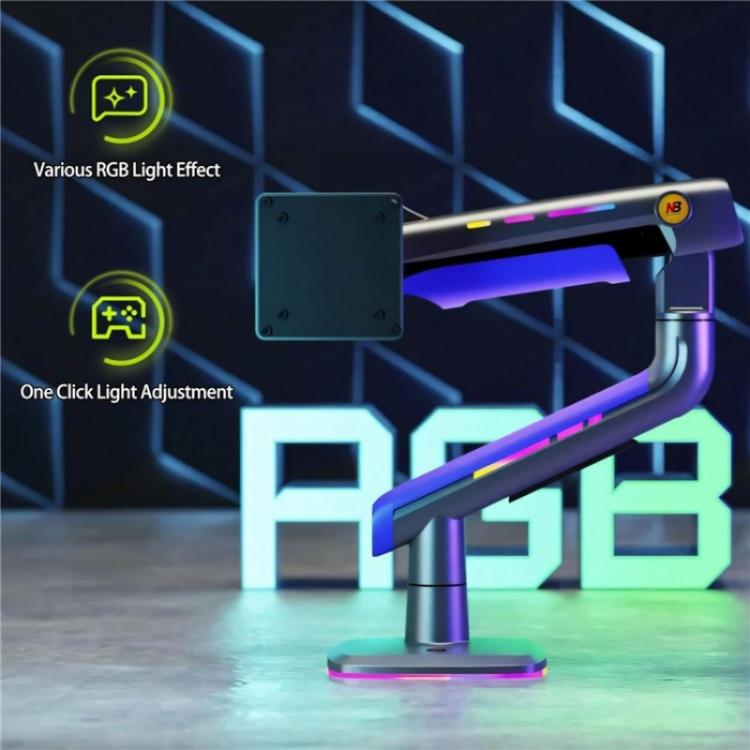 NORTH BAYOU G60 32-60 Inch Flat Ultrawide Curved Suspended Arm Gaming Monitor Stand - TV Brackets & Mounts by buy2fix | Online Shopping UK | buy2fix