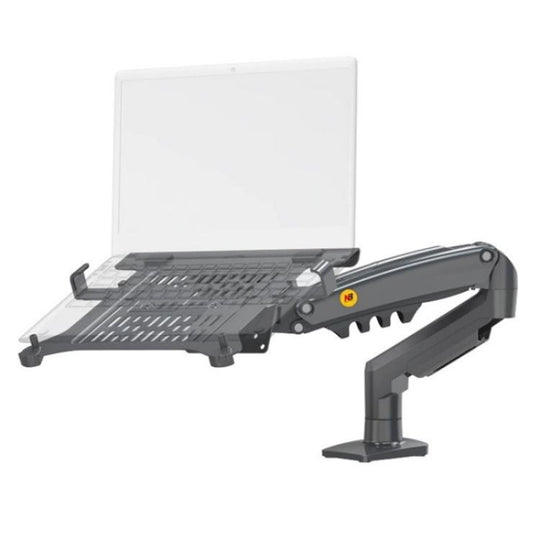 NORTH BAYOU F80-FP For 10-17 Inch Laptop Height Adjustable Desktop Mount Bracket(Black)