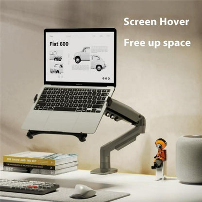 NORTH BAYOU F80-FP For 17-30 Inch Laptop Height Adjustable Desktop Mount Bracket(Black) - Laptop Stand by buy2fix | Online Shopping UK | buy2fix