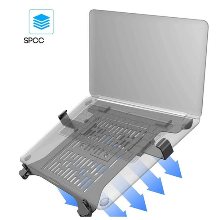 NORTH BAYOU F80-FP For 17-30 Inch Laptop Height Adjustable Desktop Mount Bracket(White) - Laptop Stand by buy2fix | Online Shopping UK | buy2fix