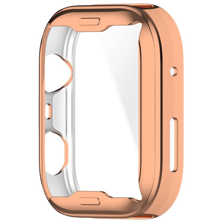 For Huawei Watch Fit 4 Electroplated TPU Full Coverage Watch Protective Case(Rose Gold) - Watch Cases by buy2fix | Online Shopping UK | buy2fix