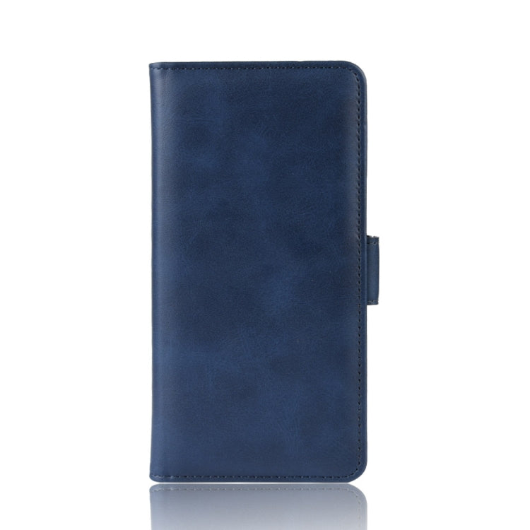Dual-side Magnetic Buckle Horizontal Flip Leather Case for OPPO Reno 10x Zoom, with Holder & Card Slots & Wallet & Photo Frame(Dark Blue) by buy2fix