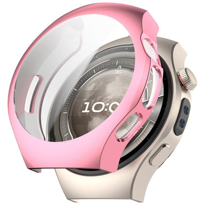 For Huawei Watch 5 42mm Electroplated TPU Full Coverage Watch Protective Case(Pink) - Watch Cases by buy2fix | Online Shopping UK | buy2fix