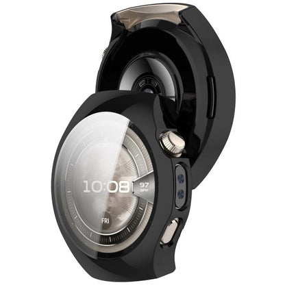 For Huawei Watch 5 42mm Electroplated TPU Full Coverage Watch Protective Case(Black) - Watch Cases by buy2fix | Online Shopping UK | buy2fix