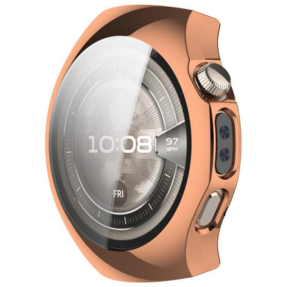 For Huawei Watch 5 42mm Electroplated TPU Full Coverage Watch Protective Case(Rose Gold) - Watch Cases by buy2fix | Online Shopping UK | buy2fix