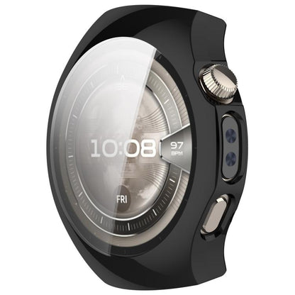 For Huawei Watch 5 46mm Electroplated TPU Full Coverage Watch Protective Case(Black) - Watch Cases by buy2fix | Online Shopping UK | buy2fix