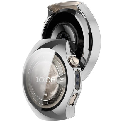 For Huawei Watch 5 46mm Electroplated TPU Full Coverage Watch Protective Case(Silver) - Watch Cases by buy2fix | Online Shopping UK | buy2fix