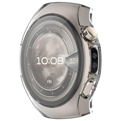 For Huawei Watch 5 46mm Electroplated TPU Full Coverage Watch Protective Case(Transparent) - Watch Cases by buy2fix | Online Shopping UK | buy2fix