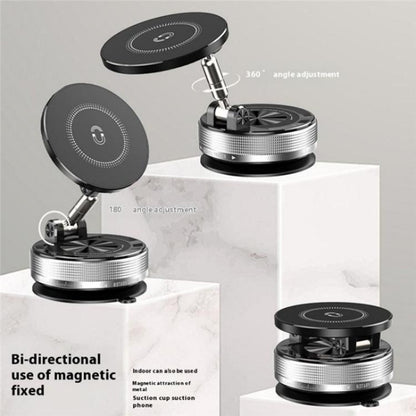 SD09 Dashboard Windshield Vacuum Suction Phone Holder Magnetic Car Mount Foldable Stand - Universal Car Holders by buy2fix | Online Shopping UK | buy2fix