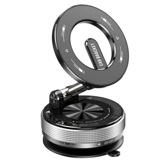 SD08 360 Degree Rotation Magnetic Car Mount Foldable Stand Vacuum Suction Phone Holder - Universal Car Holders by buy2fix | Online Shopping UK | buy2fix