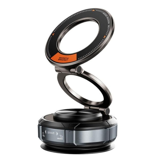 SD07 Magnetic 360 Degree Adjustable Vacuum Suction Phone Holder Car Mount Foldable Stand - Universal Car Holders by buy2fix | Online Shopping UK | buy2fix