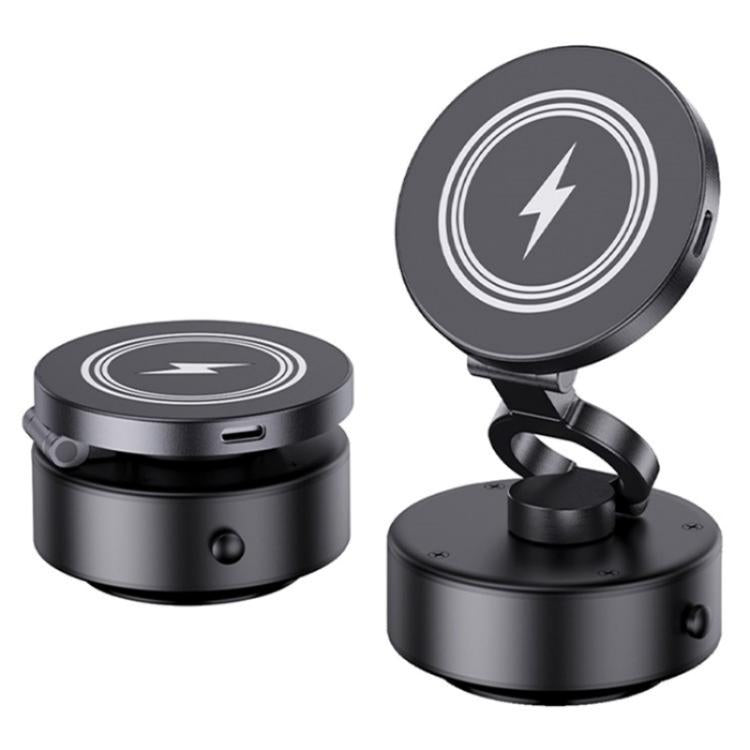 D1 15W Wireless Charging Electric Vacuum Suction Multi  Angle Rotating Car Phone Holder - Wireless Charger Holders by buy2fix | Online Shopping UK | buy2fix